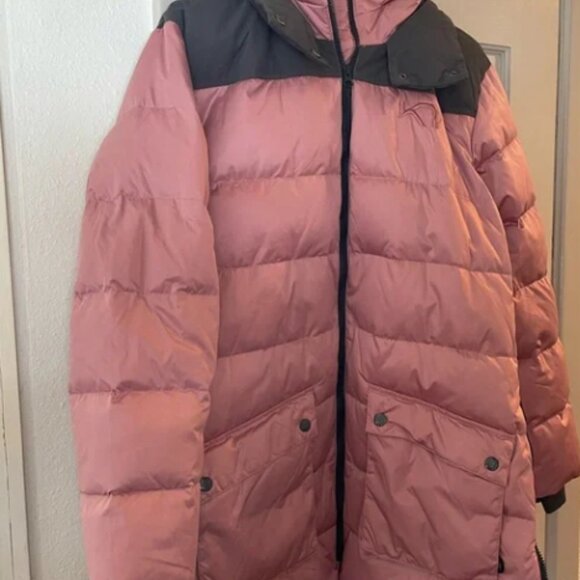 Kari Traa Pink Rong Down Jacket Parka with Hood - Picture 1 of 3